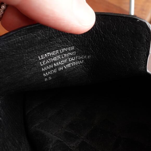 Birdies Loafers Womens Size 8.5 Black Starling Leather Slip On Flat Shoes Modern - Picture 13 of 13